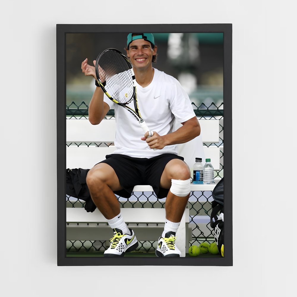 Poster La Détermination de Rafael – affiche Tennis (vue 2)